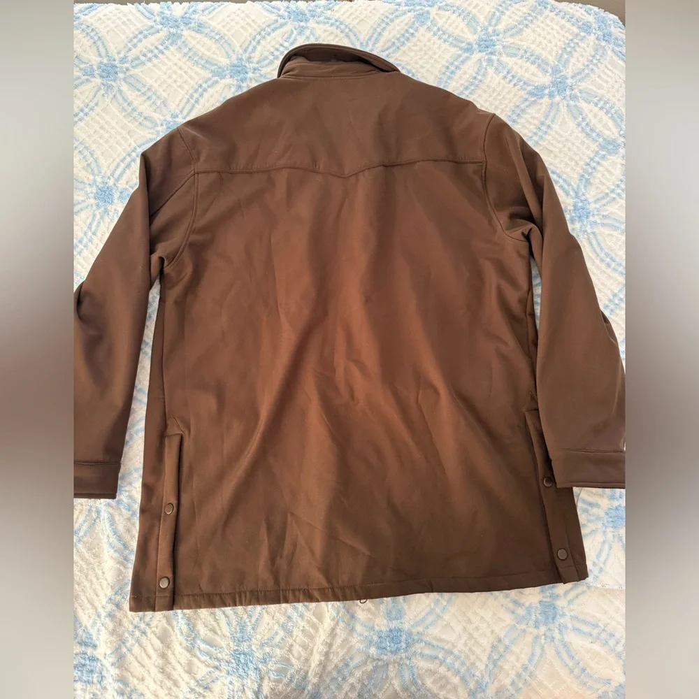 Men’s Roper soft shell jacket brown 2XL - Picture 6 of 8